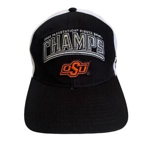 Nike 2022 PlayStation Fiesta Bowl Champs OSU Oklahoma State Snapback Cap Hat New